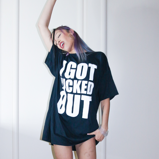 Imposter Sindrome 'I Got Kicked Out' Black T-Shirt